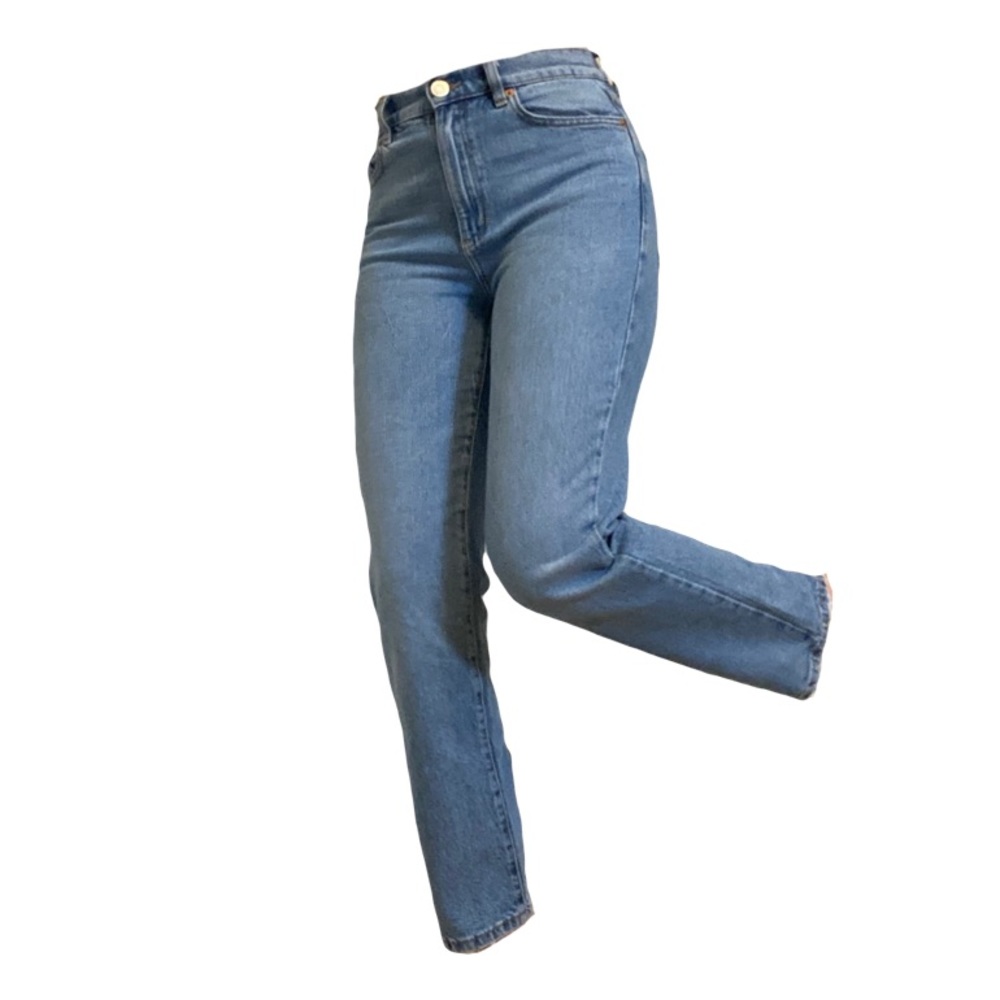Garage Light Wash Straight Leg Jeans